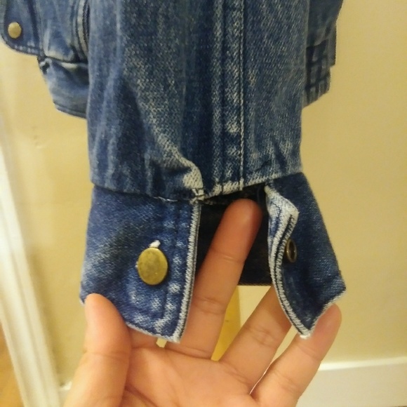 Denim Jacket- Vintage Style denim jacket - Picture 6 of 8
